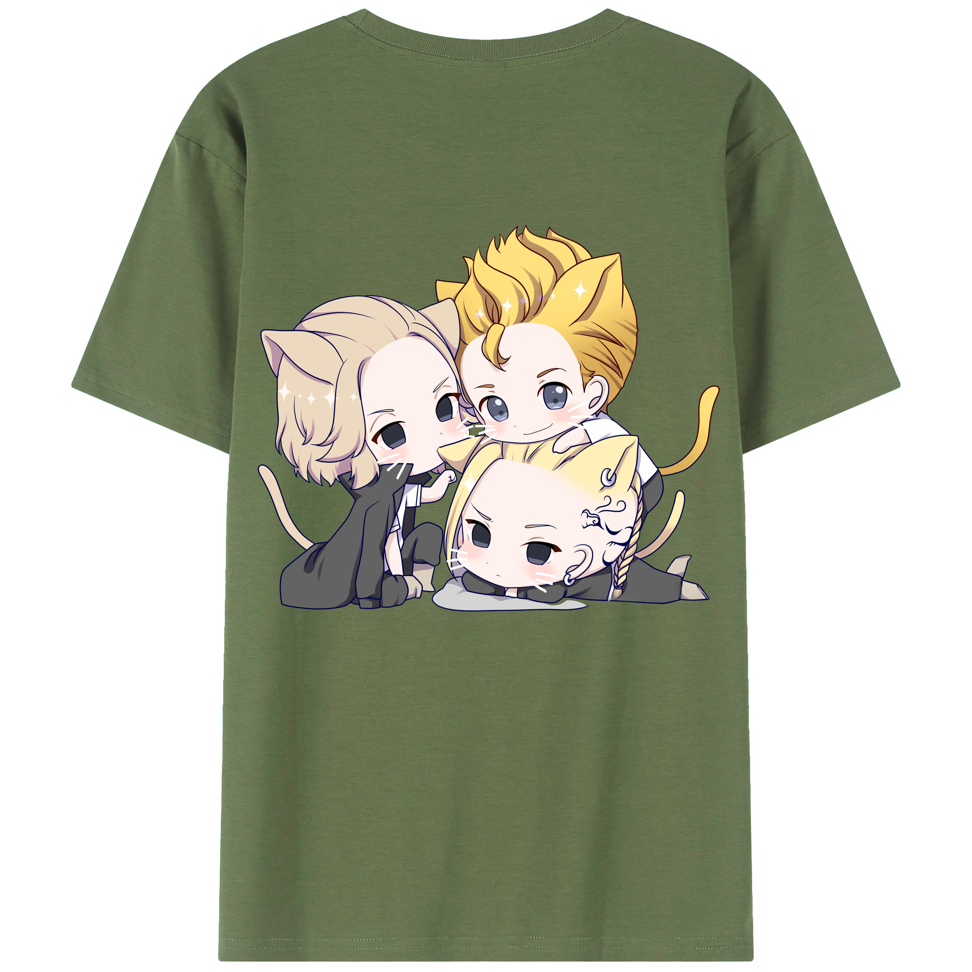 （画像用） 東京リベンジャーズ Tokyo Revengers 綿100％ メンズ半袖Tシャツ（バックプリント） 通気性